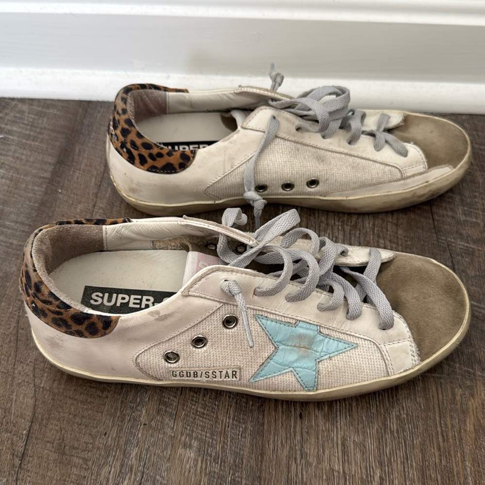 Golden goose sneakers ordered second hand off the real real